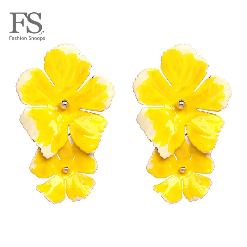 FASHIONSNOOPS Drop Resin Earrings Brand Charm Double Flowers Big Earring Large Long Brinco Ear Accessories Oorbellen
FASHIONSNOOPS Drop Resin Earrings Brand Charm Double Flowers Big Earring Large Long Brinco Ear Accessories Oorbellen