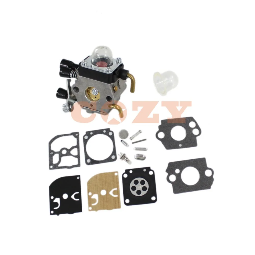 New Carburetor & Diaphragm Gasket for STIHL FS38 FS45 FS46 FS55 FS74 FS75 FS76 FS80 FS85 KM55 carb trimmer 4140 120 0619
New Carburetor & Diaphragm Gasket for STIHL FS38 FS45 FS46 FS55 FS74 FS75 FS76 FS80 FS85 KM55 carb trimmer 4140 120 0619