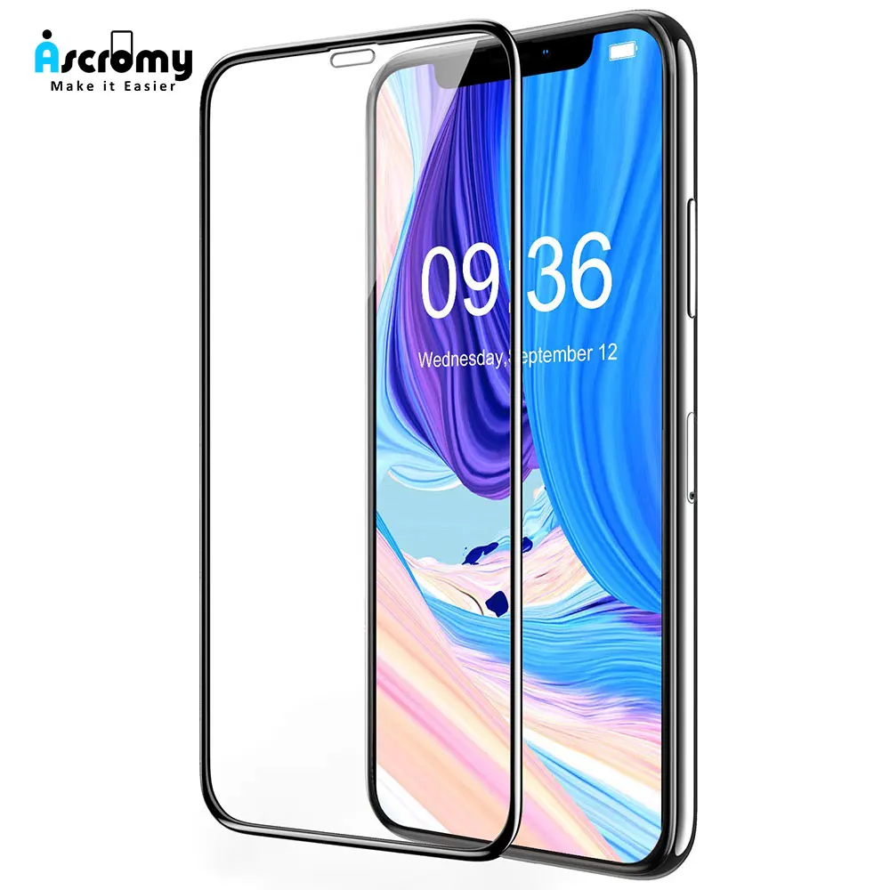 Ascromy For iPhone Xs Max Screen Protector 5D Full Cover 9H Tempered Glass ScreenProtector For iPhone X S XR 8 Plus 7 6 6S vitre
Ascromy For iPhone Xs Max Screen Protector 5D Full Cover 9H Tempered Glass ScreenProtector For iPhone X S XR 8 Plus 7 6 6S vitre