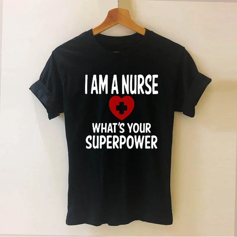I'm A Nurse What is Your Superpower Doctor Medical Women Short Sleeve Tshirt Casual Cotton Hipster Funny T Shirt Girl Lady Top
I'm A Nurse What is Your Superpower Doctor Medical Women Short Sleeve Tshirt Casual Cotton Hipster Funny T Shirt Girl Lady Top