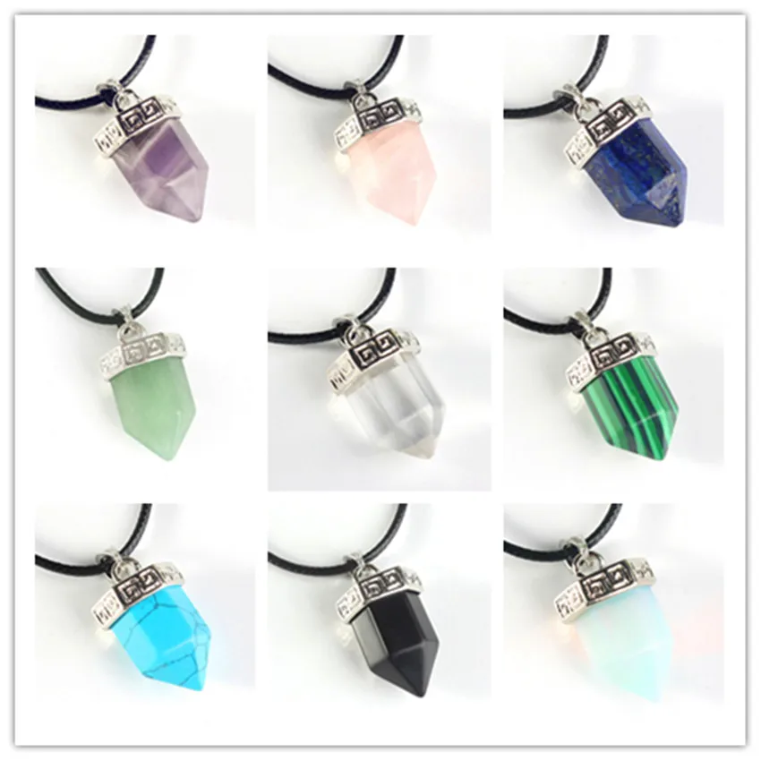100-Unique 1 Pcs Simple Style Silver Plated Many Color Quartz Stone Small Hexagon Column Pendant
100-Unique 1 Pcs Simple Style Silver Plated Many Color Quartz Stone Small Hexagon Column Pendant