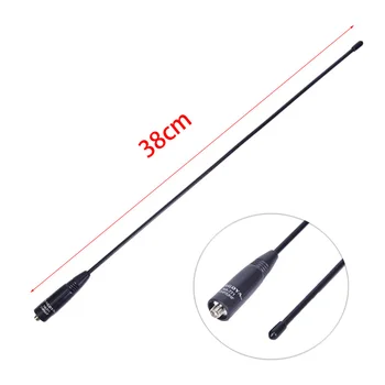 Hot SMA-F Dual Band VHF/UHF 144/430MHz Telescopic Antenna For Baofeng UV-5R/82 Walkie Talkie Ham Radio
Hot SMA-F Dual Band VHF/UHF 144/430MHz Telescopic Antenna For Baofeng UV-5R/82 Walkie Talkie Ham Radio