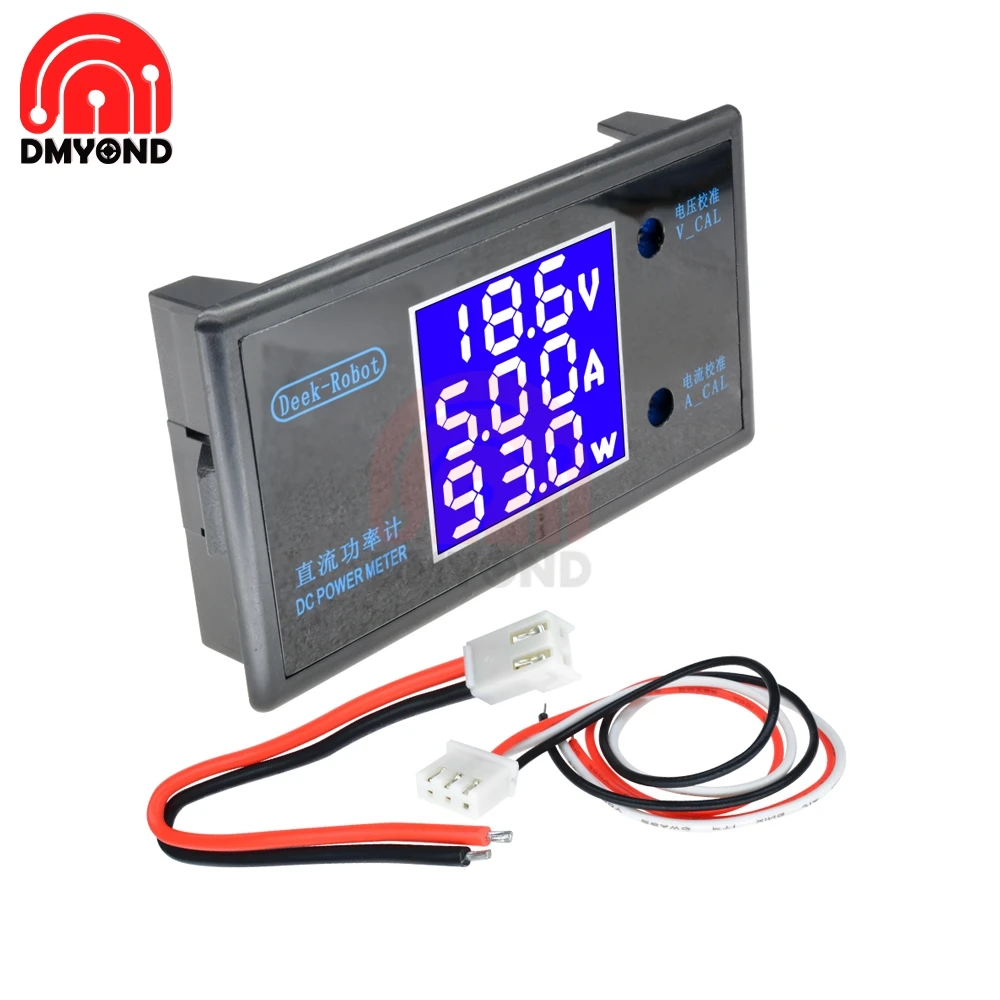 50V 5A LCD Display Digital Voltmeter Ammeter DC 12V Wattmeter Voltage Current Power Meter Volt Detector Tester Monitor 250W
50V 5A LCD Display Digital Voltmeter Ammeter DC 12V Wattmeter Voltage Current Power Meter Volt Detector Tester Monitor 250W