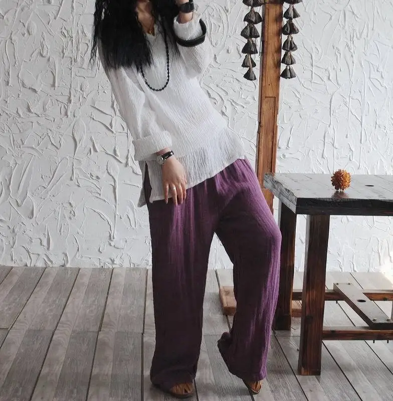 YoYiKamomo 2017 women summer pants original straight leisure pure color wide leg pants cotton linen hot sale loose trousers
YoYiKamomo 2017 women summer pants original straight leisure pure color wide leg pants cotton linen hot sale loose trousers