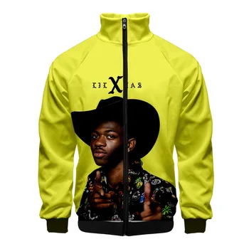 2019 New Lil Nas X Collar jacket Men Fashion Harajuku Zipper Jacket 3D Print Lil Nas X Men's Collar jacket Handsome Coat
2019 New Lil Nas X Collar jacket Men Fashion Harajuku Zipper Jacket 3D Print Lil Nas X Men's Collar jacket Handsome Coat
