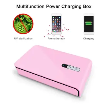 Smart Phone UV Sanitizer Portable UV Light Cell Phone Sterilizer Cleaner Aromatherapy Function Disinfector with stand for phones
Smart Phone UV Sanitizer Portable UV Light Cell Phone Sterilizer Cleaner Aromatherapy Function Disinfector with stand for phones