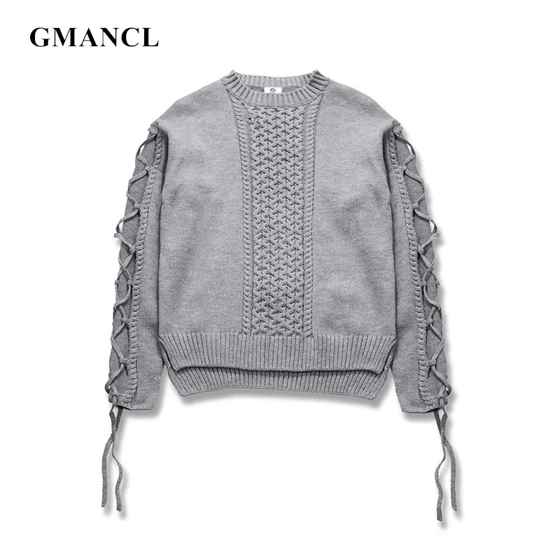 Streetwear Men Autumn Winter Distressed drawstring Solid Sweater Oversized High quality Warm hip hop Knitted Pullovers
Streetwear Men Autumn Winter Distressed drawstring Solid Sweater Oversized High quality Warm hip hop Knitted Pullovers
