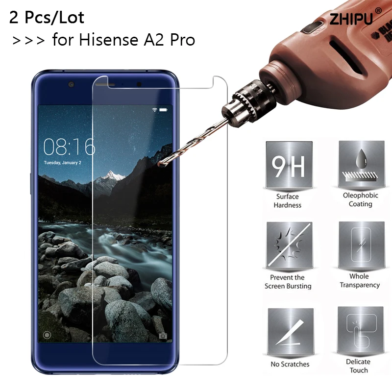 2 Pcs/Lot 2.5D 0.26mm 9H Premium Tempered Glass For Hisense A2 Pro 5.5 inch Screen Protector protective film For Hisense A2 Pro
2 Pcs/Lot 2.5D 0.26mm 9H Premium Tempered Glass For Hisense A2 Pro 5.5 inch Screen Protector protective film For Hisense A2 Pro