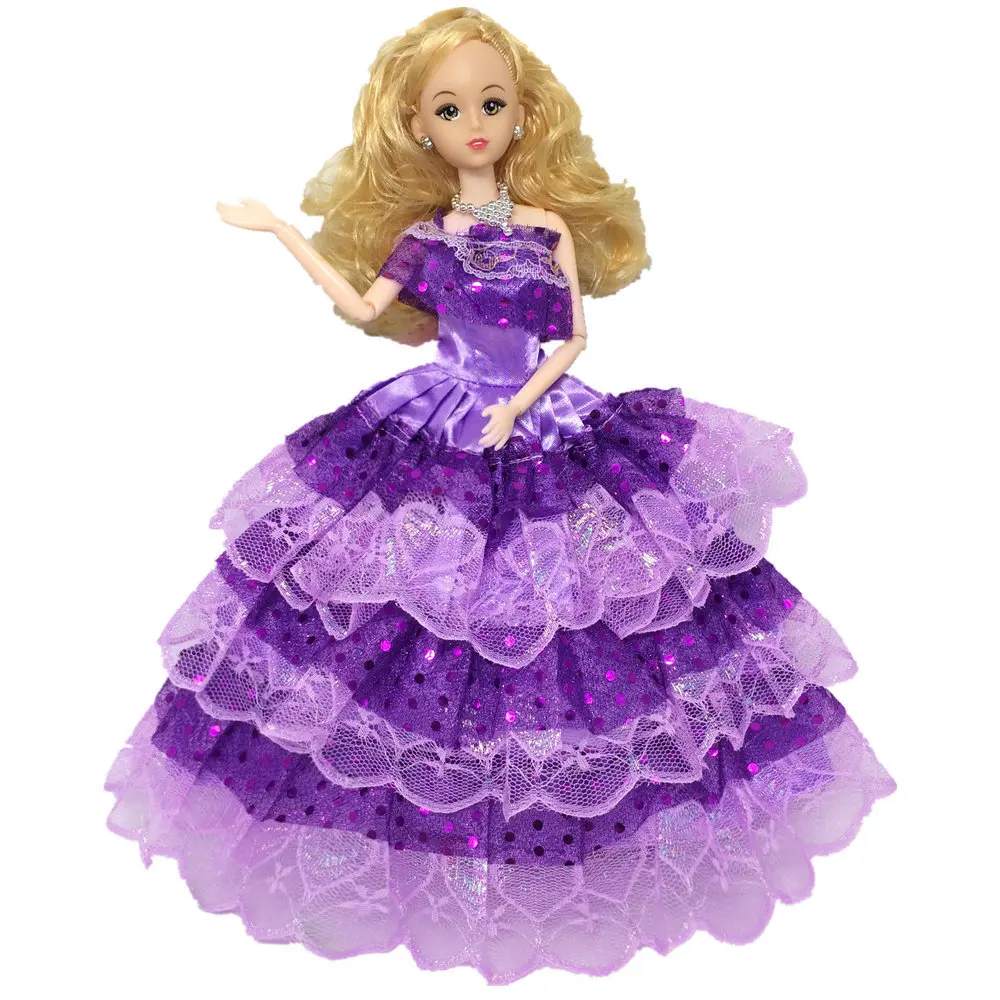 NK One Pcs Princess Doll Wedding Dress Noble Party Gown Display Accessories For Barbie Dolls Dress ClothesGirls' Best Gift 078B
NK One Pcs Princess Doll Wedding Dress Noble Party Gown Display Accessories For Barbie Dolls Dress ClothesGirls' Best Gift 078B