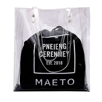 Women Clear Bag Fashion Transparent Women Shoulder Bags Ladies Messenger Casual Shopping Bundle Pocket Handbag Beach Bag
Women Clear Bag Fashion Transparent Women Shoulder Bags Ladies Messenger Casual Shopping Bundle Pocket Handbag Beach Bag