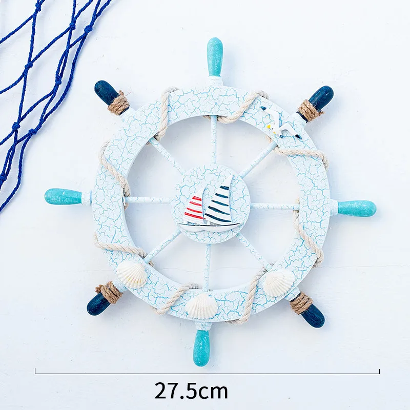 Waliicorners decorative ornaments wall hangings 28cm wooden rudder helmsman handmade wood crafts mini helmsman home decorations 20 HTB1T.Wca3aH3KVjSZFpq6zhKpXas