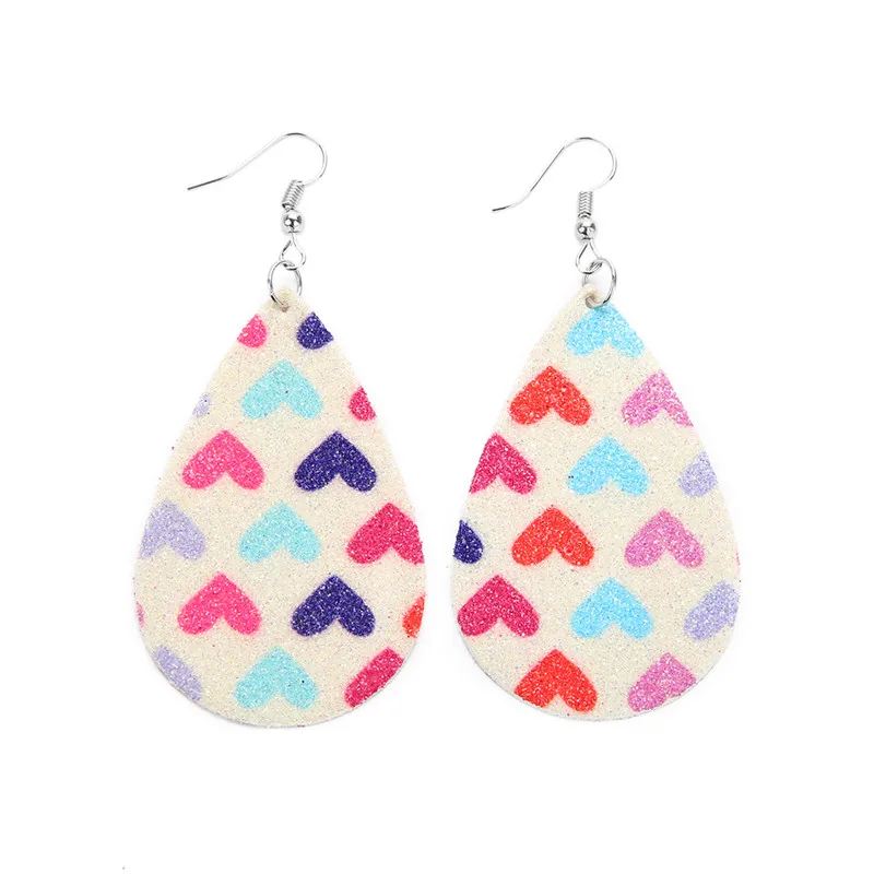 LOULEUR Women Unique Design Heart Pattern Leather Teardrop Drop Dangle Earrings Fashion Statement Waterdrop Earrings
LOULEUR Women Unique Design Heart Pattern Leather Teardrop Drop Dangle Earrings Fashion Statement Waterdrop Earrings