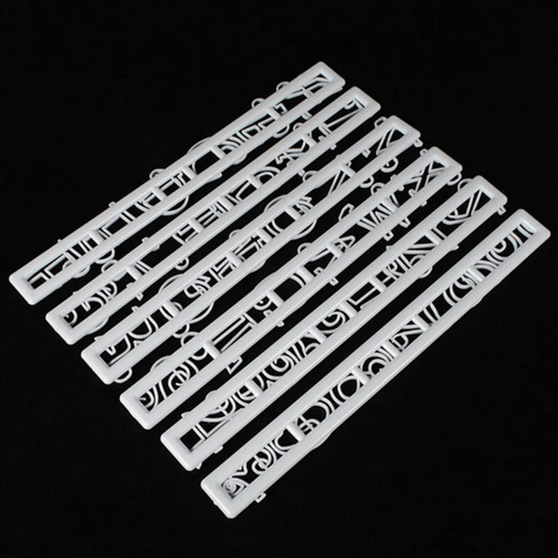Kitchen 6PCS/SET Large Fondant Plastic Alphabet Letter Number Mold Cake Decorating Tools Set Baking Cookie Cutter TSLM1
Kitchen 6PCS/SET Large Fondant Plastic Alphabet Letter Number Mold Cake Decorating Tools Set Baking Cookie Cutter TSLM1
