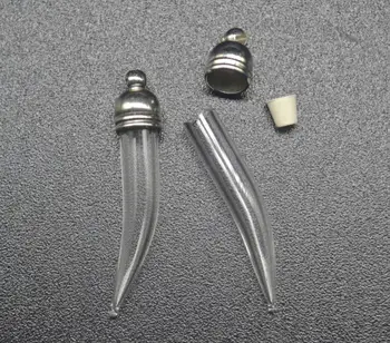100pcs/lot 35x5mm hot pepper Fang teeth glass vial pendant, glass pendant glass bottle perfume necklace charm Perfume pendant
100pcs/lot 35x5mm hot pepper Fang teeth glass vial pendant, glass pendant glass bottle perfume necklace charm Perfume pendant