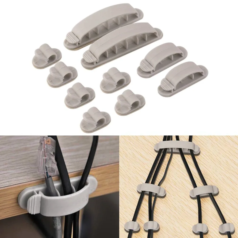 10PCS Grey Plastic Wire Fixed Clip Self Adhesive Table Cable Cord Wire Winder Wrapper Clips Clear Up Clips Clamps Wholesale
10PCS Grey Plastic Wire Fixed Clip Self Adhesive Table Cable Cord Wire Winder Wrapper Clips Clear Up Clips Clamps Wholesale