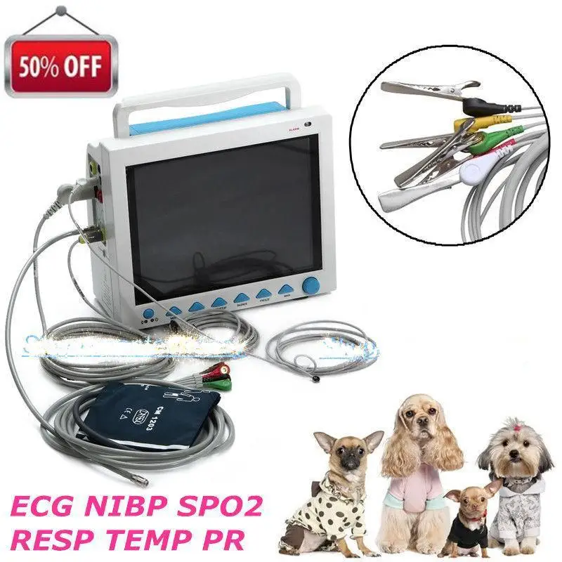 EMS Free shiping CMS8000 VET Vital Signs Veterinary patient monitor 6 arameters for Animals
EMS Free shiping CMS8000 VET Vital Signs Veterinary patient monitor 6 arameters for Animals