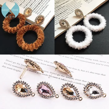 Ritoule Diy ear jewelry accessories alloy studded drop-shaped earrings with hanging earrings earrings pendant material pendant
Ritoule Diy ear jewelry accessories alloy studded drop-shaped earrings with hanging earrings earrings pendant material pendant