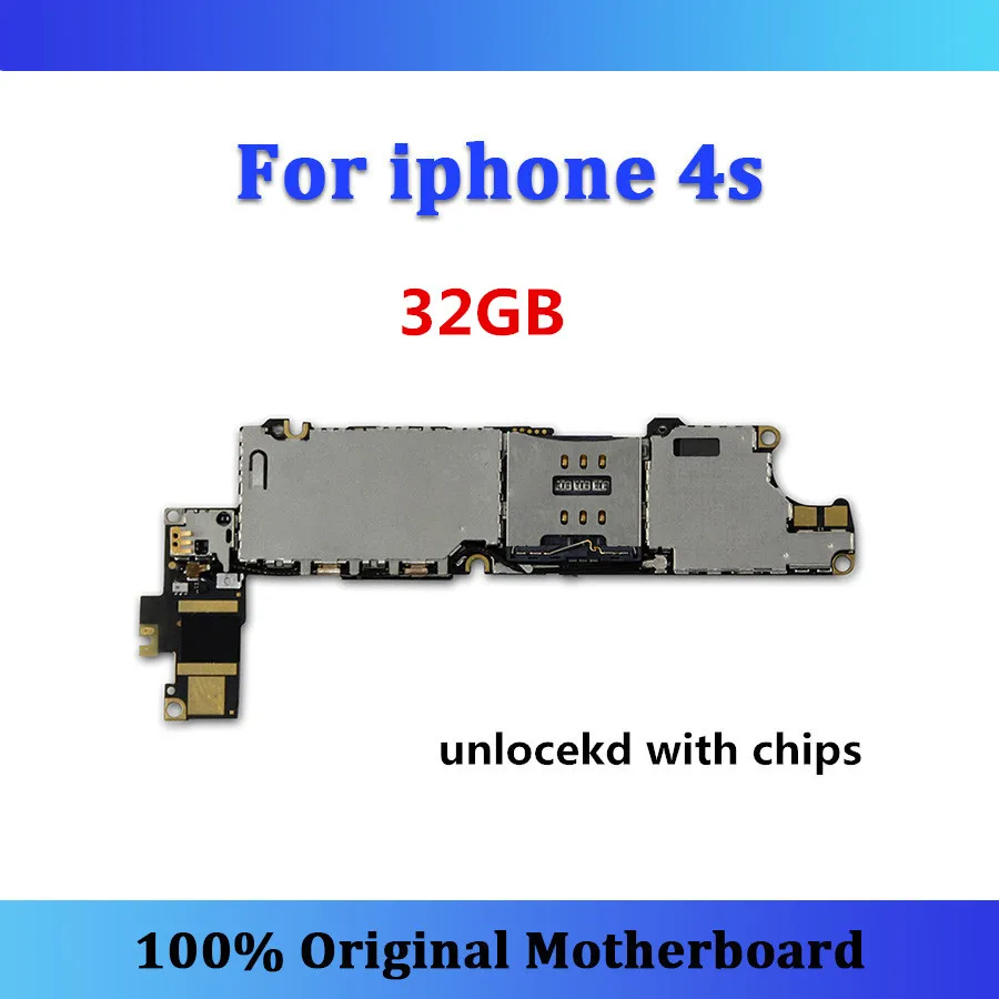 Well-tested Original unlocked for iphone 4s motherboard 32gb with full chips mainboard with IOS system logic board good working
Well-tested Original unlocked for iphone 4s motherboard 32gb with full chips mainboard with IOS system logic board good working