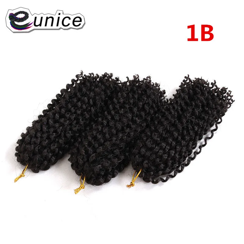 Synthetic Ombre Braiding Hair Mali bob Kinky Curly Crochet Hair (48)