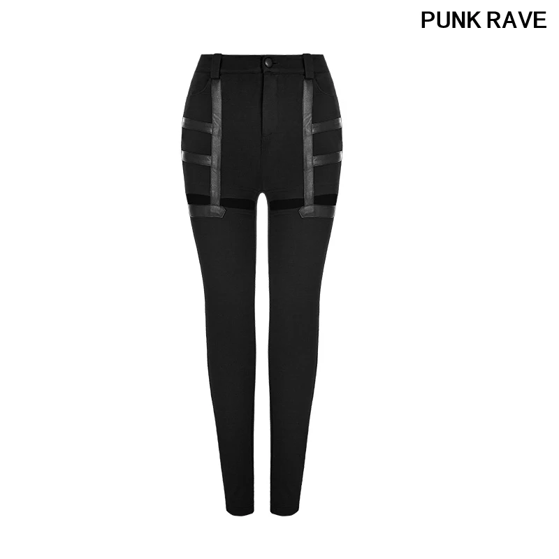 Fashion Women Black High Waist Pencil Pants Daily popular Hollow-out Sense Of Sexy Slim Feet Stretch Pants PUNK RAVE OPK-158XCF
Fashion Women Black High Waist Pencil Pants Daily popular Hollow-out Sense Of Sexy Slim Feet Stretch Pants PUNK RAVE OPK-158XCF