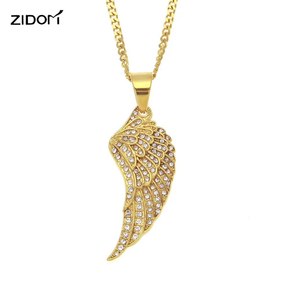 2018 New Men Hiphop Stainless Steel angel wings pendant necklaces 60cm long cuban chain iced out necklace male jewelry gifts
2018 New Men Hiphop Stainless Steel angel wings pendant necklaces 60cm long cuban chain iced out necklace male jewelry gifts