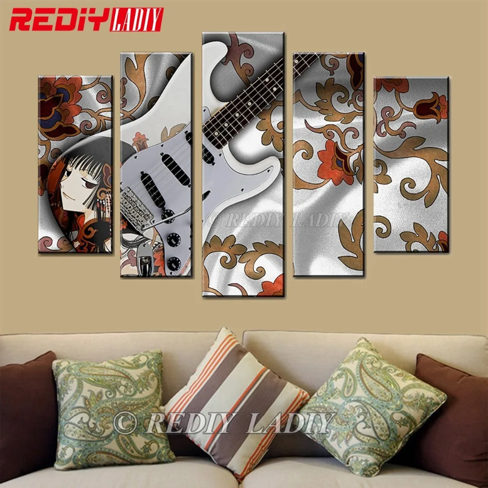 DIY Diamond Painting Triptych 5D Diamond Mosaic Music Guitar 5 Panels Modular Picture Wall Art Rhinestones Cross Stitch Crafts
DIY Diamond Painting Triptych 5D Diamond Mosaic Music Guitar 5 Panels Modular Picture Wall Art Rhinestones Cross Stitch Crafts