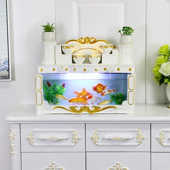 Aquarium Living Room Small Desktop Creative European Rectangular Glass Lazy Free Water Ecological Goldfish Tank Aquarium
Aquarium Living Room Small Desktop Creative European Rectangular Glass Lazy Free Water Ecological Goldfish Tank Aquarium