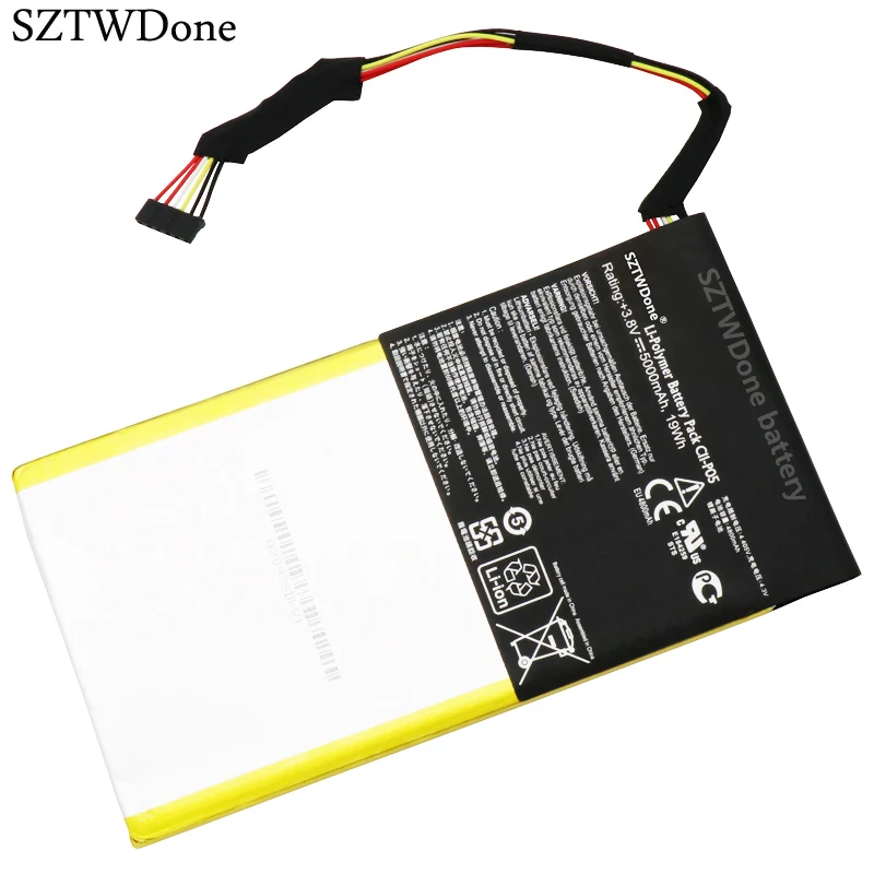 SZTWDone C11-P05 Tablet battery For ASUS PadFone Infinity A80 10.1 Inch tablet 3.8V 5000MAH 19WH
SZTWDone C11-P05 Tablet battery For ASUS PadFone Infinity A80 10.1 Inch tablet 3.8V 5000MAH 19WH