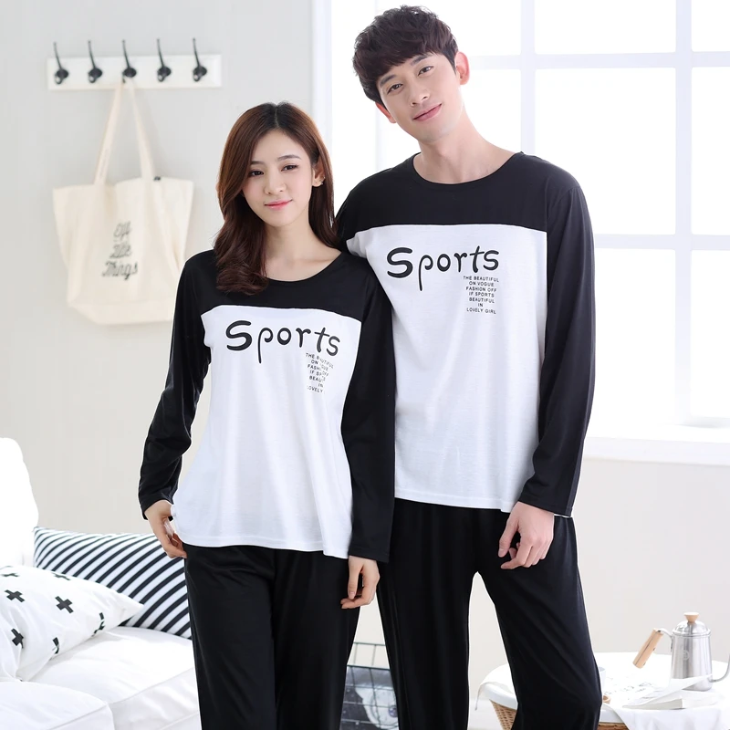 Casual Cotton Pajama Set for Women 2018 Autumn Couples Long Sleeve O-neck Pyjama Sleepwear Men Loungewear Homewear Home Clothing
Casual Cotton Pajama Set for Women 2018 Autumn Couples Long Sleeve O-neck Pyjama Sleepwear Men Loungewear Homewear Home Clothing