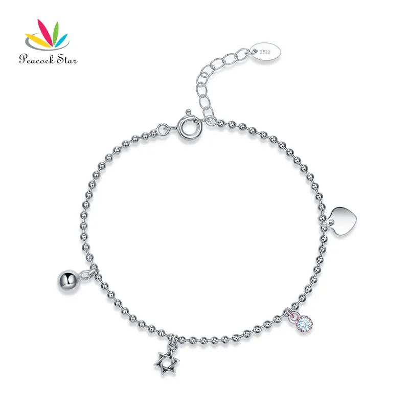 Peacock Star Solid 925 Sterling Silver Bracelet Fashion Bridesmaid Wedding Gift CFB8024
Peacock Star Solid 925 Sterling Silver Bracelet Fashion Bridesmaid Wedding Gift CFB8024