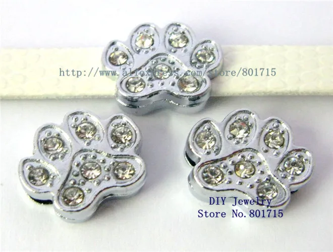 paw Internal Dia. 8mm slide Charms fit 8mm wristband petcollar keychain 10pcs Jewelry Findings
paw Internal Dia. 8mm slide Charms fit 8mm wristband petcollar keychain 10pcs Jewelry Findings