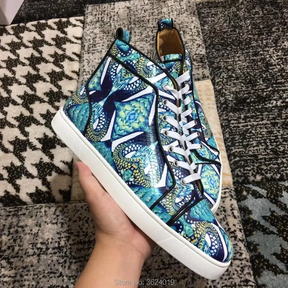 Luxury clandgz Blue Snake texture Lace-up high heel shoes Men Fashion Party Red bottom shoes Sneakers leather casual 2018
Luxury clandgz Blue Snake texture Lace-up high heel shoes Men Fashion Party Red bottom shoes Sneakers leather casual 2018