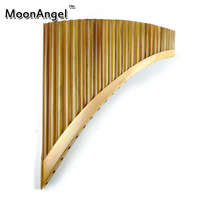 Romanian Pan Pipe Flute Instrument Natural Bamboo flaut Pan pipes 25 tubes C Key Woodwind instruments Panflute Flauta Handmade
Romanian Pan Pipe Flute Instrument Natural Bamboo flaut Pan pipes 25 tubes C Key Woodwind instruments Panflute Flauta Handmade