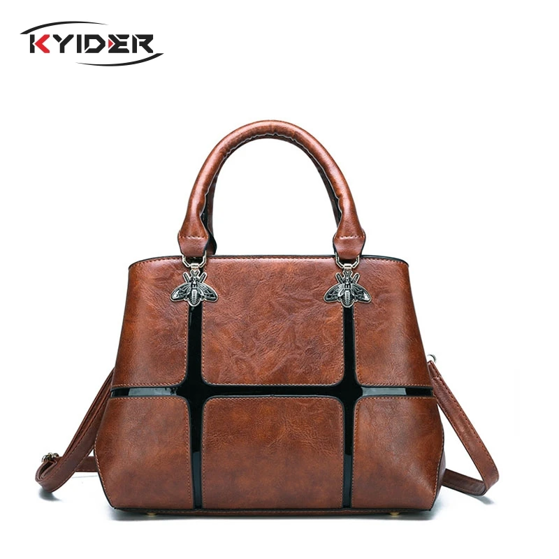 KYIDER New Pu Leather Handbag Shoulder Tote Women Bag Satchel Messenger Crossbody Bags Soft Brown Women's Bag Handbags
KYIDER New Pu Leather Handbag Shoulder Tote Women Bag Satchel Messenger Crossbody Bags Soft Brown Women's Bag Handbags