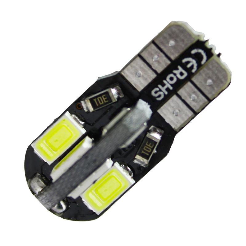 10pieces White Can bus No Error T10 W5W 8 LED Bulbs 5630 SMD Driving Car Light High Quality Lamp 12V
10pieces White Can bus No Error T10 W5W 8 LED Bulbs 5630 SMD Driving Car Light High Quality Lamp 12V
