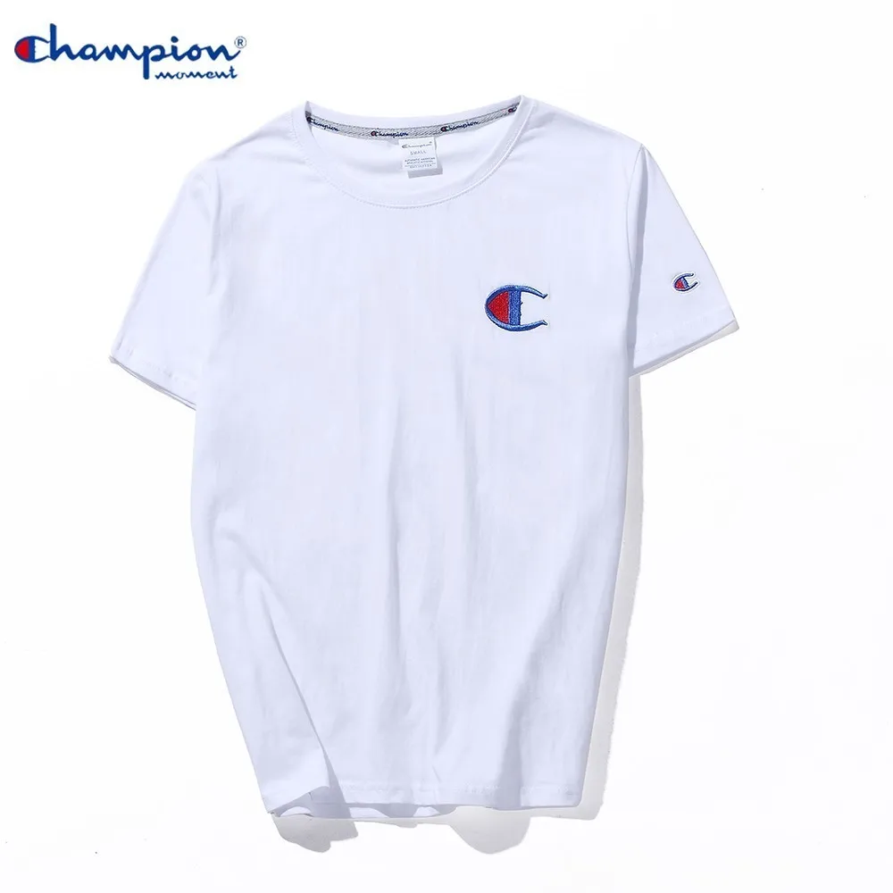 Champion Moment Summer 100% Cotton Short-sleeved Men's Embroidery Letters Couple T-shirt Casual Loose Men Women T Shirt Tshirt
Champion Moment Summer 100% Cotton Short-sleeved Men's Embroidery Letters Couple T-shirt Casual Loose Men Women T Shirt Tshirt