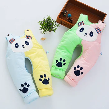 Cute Cartoon Panda Baby Winter Vest Pants Overalls Thickened Cotton Quilted Pants Baby Girl Boy Overalls Newborn Winter Outwear
Cute Cartoon Panda Baby Winter Vest Pants Overalls Thickened Cotton Quilted Pants Baby Girl Boy Overalls Newborn Winter Outwear