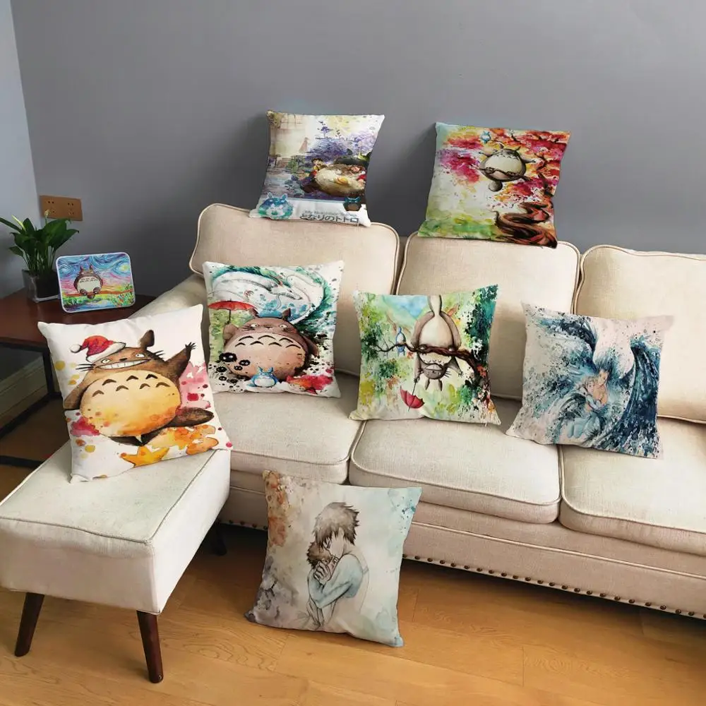 Cute Cartoon Totoro Soft Short Plush Cushion Cover Home Decor lovely Japan Anime Pillow Cover Pillows Case for Sofa Car 45*45cm
Cute Cartoon Totoro Soft Short Plush Cushion Cover Home Decor lovely Japan Anime Pillow Cover Pillows Case for Sofa Car 45*45cm