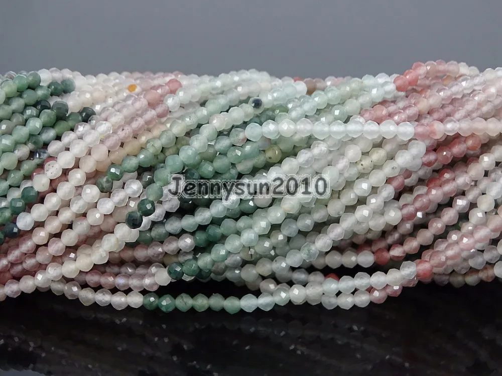 Grade AAA Brilliant Cut Shining Natural Mix Shaded Gems Stones 3mm Faceted Round Beads 15" Jewelry Making 2 Strands/Pack
Grade AAA Brilliant Cut Shining Natural Mix Shaded Gems Stones 3mm Faceted Round Beads 15" Jewelry Making 2 Strands/Pack