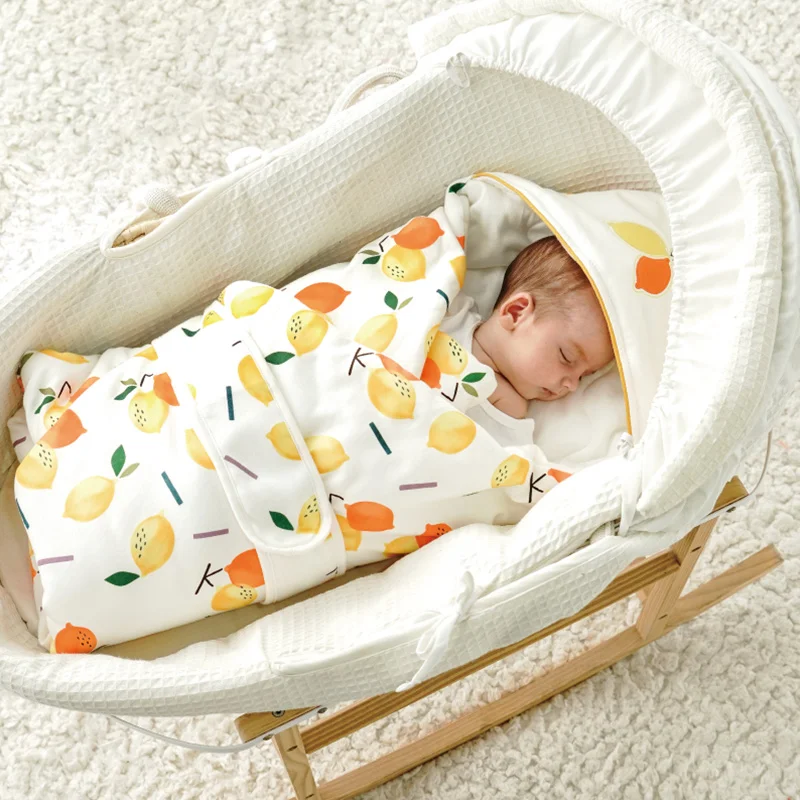 

Envelope for Newborns Cotton Winter Baby Sleeping Bag Thick Blankets for Discharge Diaper Cocoon Kids Swaddle in the Stroller