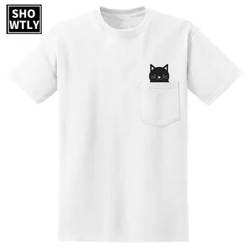 Showtly Popsocket Casual Summer Couple Tops Pullover Short Sleeve O-neck finger pocket cat Print Women T-shirt
Showtly Popsocket Casual Summer Couple Tops Pullover Short Sleeve O-neck finger pocket cat Print Women T-shirt