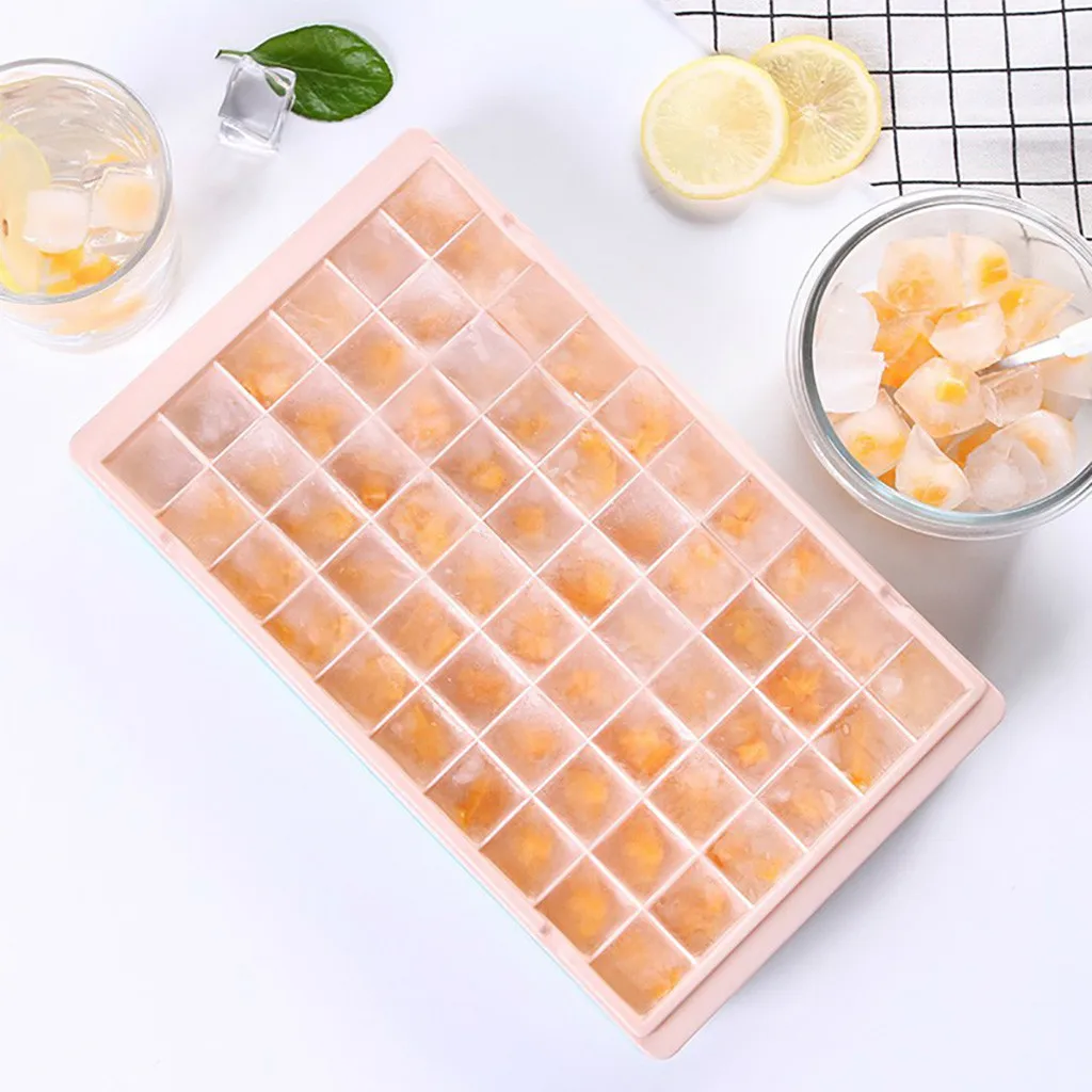 60 Hole Small DIY Ice Cube Tray Frozen Cubes Tray Silicone Ice Maker Mold Whisky Ice Tray with Lid Square-shape
60 Hole Small DIY Ice Cube Tray Frozen Cubes Tray Silicone Ice Maker Mold Whisky Ice Tray with Lid Square-shape