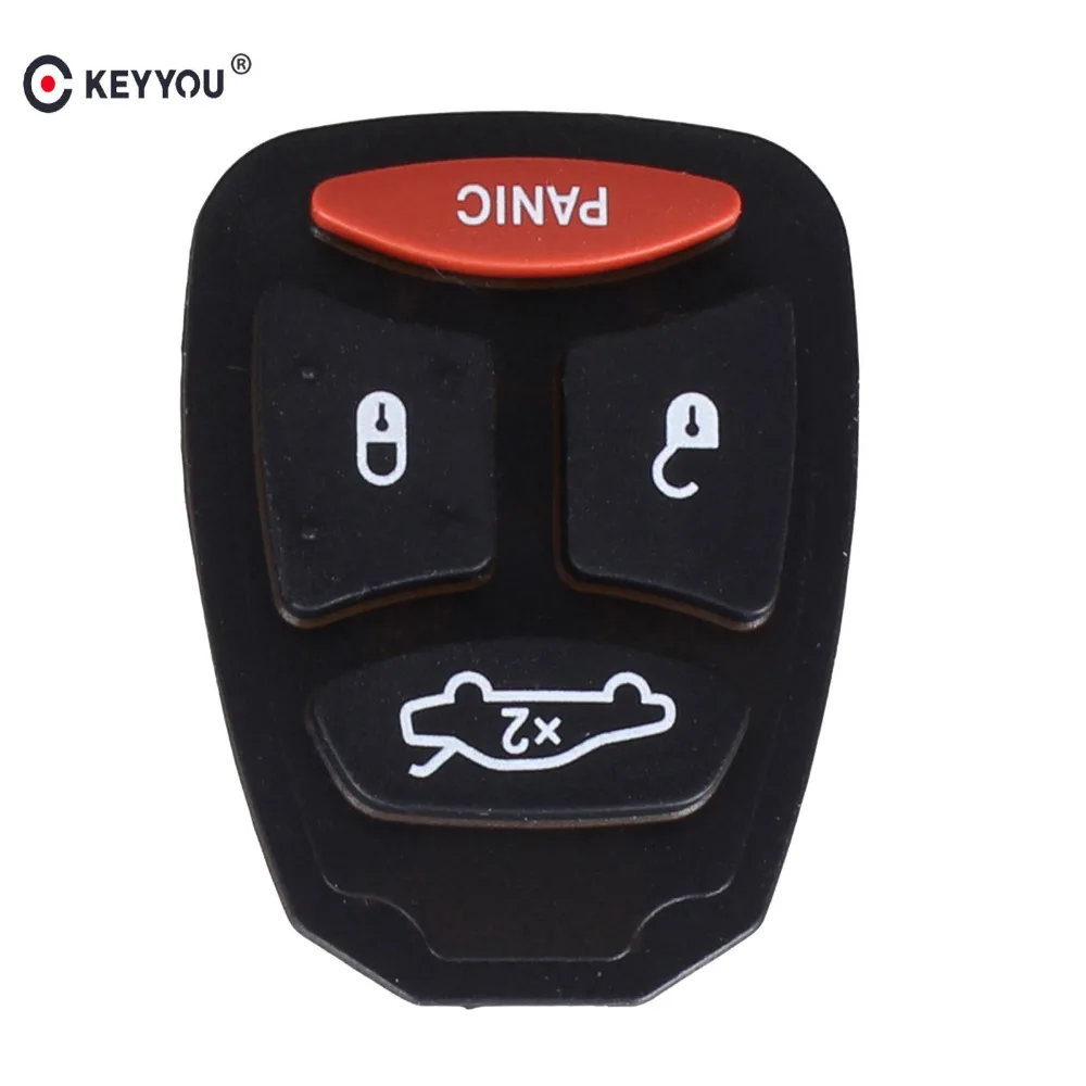 KEYYOU Replacement Remote Key 4 Button Rubber Pad Key Case Cover For Chrysler 300 Aspen Dodge Ram 1500 Dakota Durango Jeep Grand
KEYYOU Replacement Remote Key 4 Button Rubber Pad Key Case Cover For Chrysler 300 Aspen Dodge Ram 1500 Dakota Durango Jeep Grand