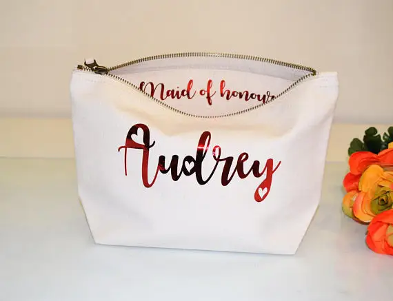 personalized wedding bride Bridesmaid Makeup Gift maid of honour Make Up comestic vanity Bags kits pouches birthday gifts favor
personalized wedding bride Bridesmaid Makeup Gift maid of honour Make Up comestic vanity Bags kits pouches birthday gifts favor