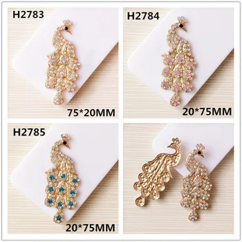 New arrived Colorful Rhinestone decoration Alloy gold-color Tone Cartoon Crystal peacock Shape Charms Diy Jewelry making
New arrived Colorful Rhinestone decoration Alloy gold-color Tone Cartoon Crystal peacock Shape Charms Diy Jewelry making