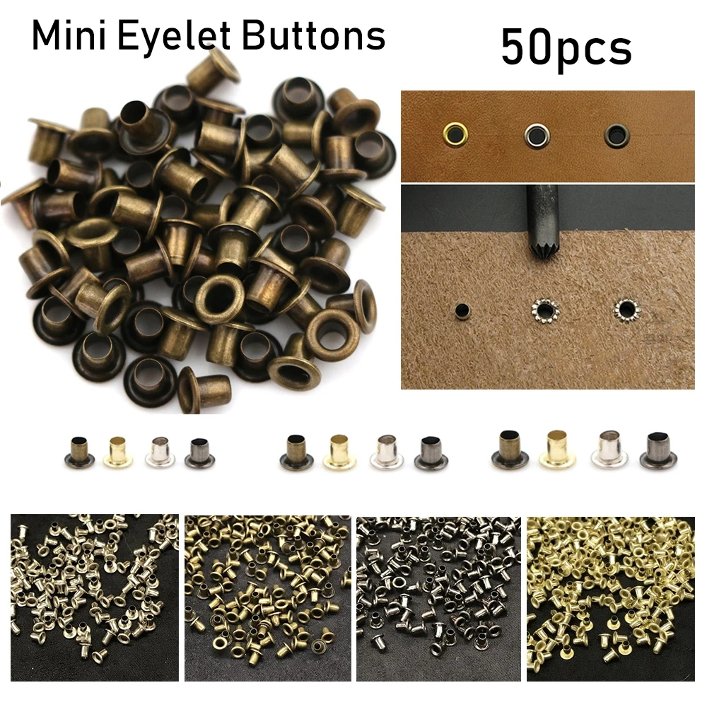 50Pcs Mini Eyelet Buttons for DIY Doll Belt Buckles Metal Buckle Snap Button Bag Shoes Clothes Sewing Accessories 1.5/2.0/2.5mm
50Pcs Mini Eyelet Buttons for DIY Doll Belt Buckles Metal Buckle Snap Button Bag Shoes Clothes Sewing Accessories 1.5/2.0/2.5mm