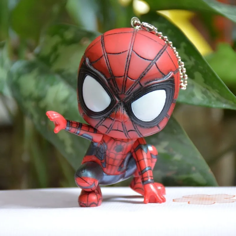 The Avengers Spider-Man Q Edition Key chain Backpack pendant PVC Action Figure Model Toys Children's gift Bagged 8cm N047
The Avengers Spider-Man Q Edition Key chain Backpack pendant PVC Action Figure Model Toys Children's gift Bagged 8cm N047