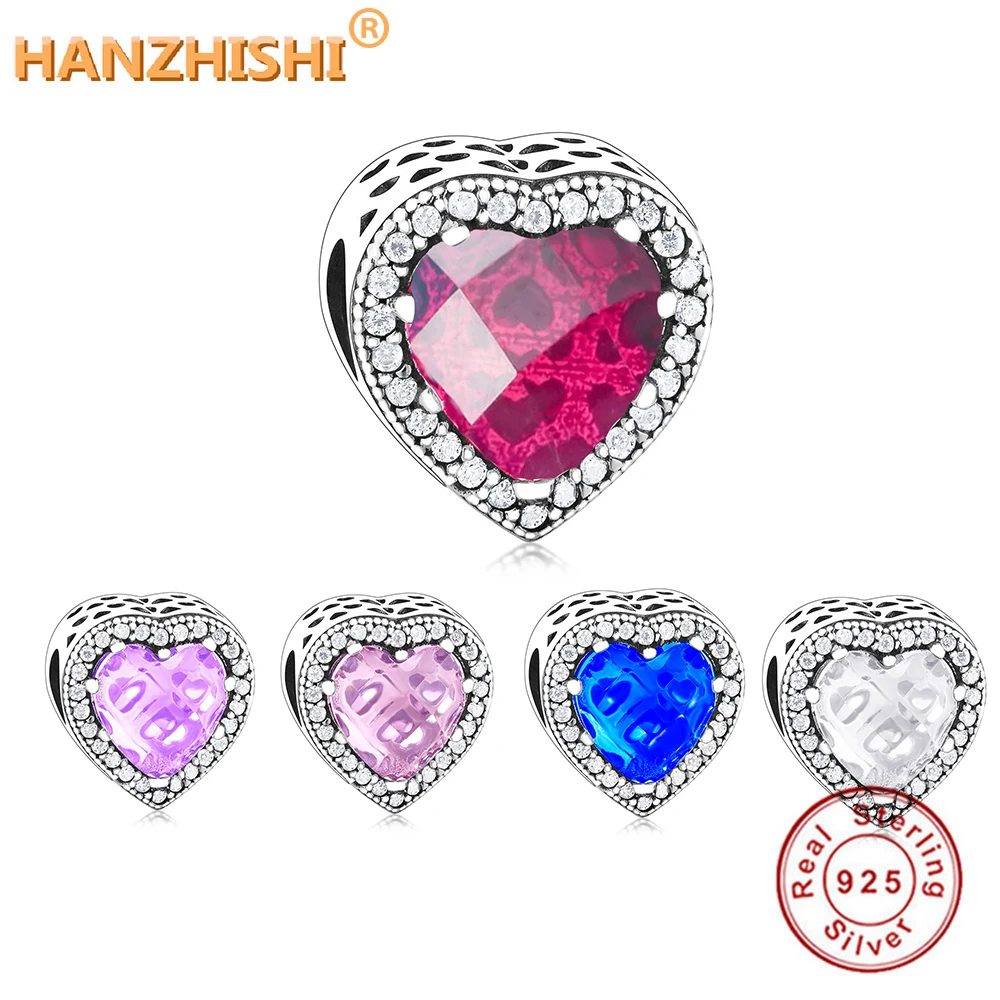 NEW Authentic 925 Sterling Silver Dazzling Radiant Heart Shape Charm Beads Fits Original Pandora Charm Jewelry Making berloque
NEW Authentic 925 Sterling Silver Dazzling Radiant Heart Shape Charm Beads Fits Original Pandora Charm Jewelry Making berloque