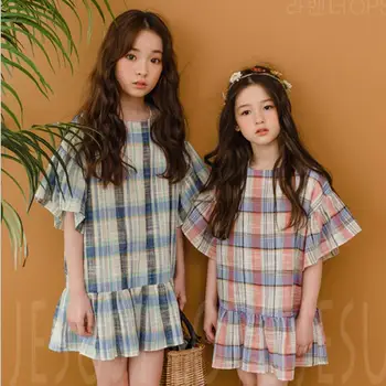 Girls baby plaid dress summer new cotton short sleeve ruffles princess dress children sweet style dress kids clothes ws651
Girls baby plaid dress summer new cotton short sleeve ruffles princess dress children sweet style dress kids clothes ws651
