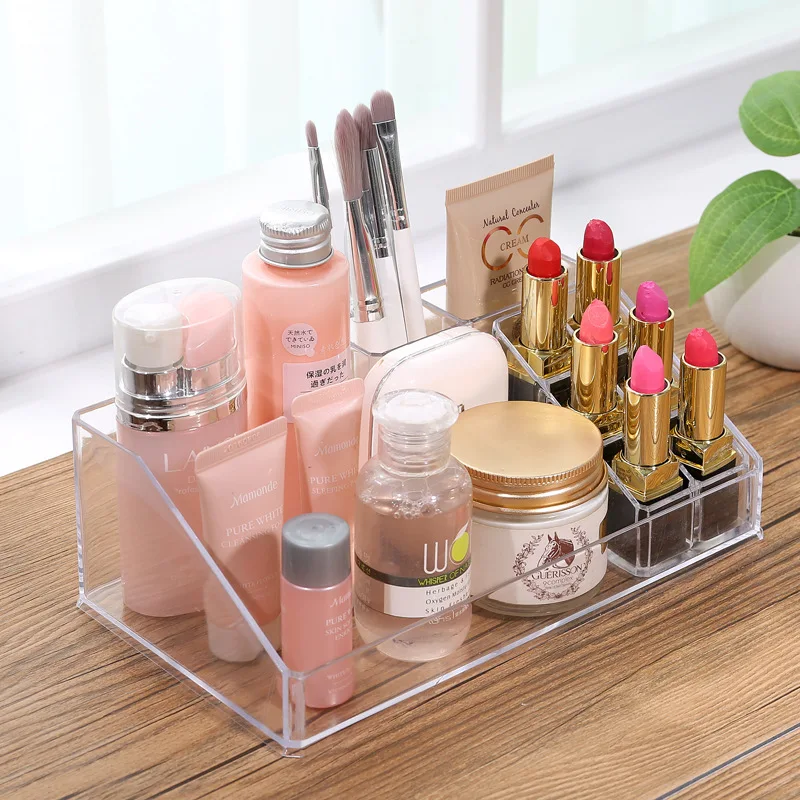 New 6 Grids Acrylic Makeup Organizer Lipstick Cosmetic Box Storage Box Jewelry Box Case Holder Display Stand Make Up Organizer
New 6 Grids Acrylic Makeup Organizer Lipstick Cosmetic Box Storage Box Jewelry Box Case Holder Display Stand Make Up Organizer